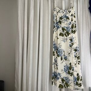 Reformation long floral dress